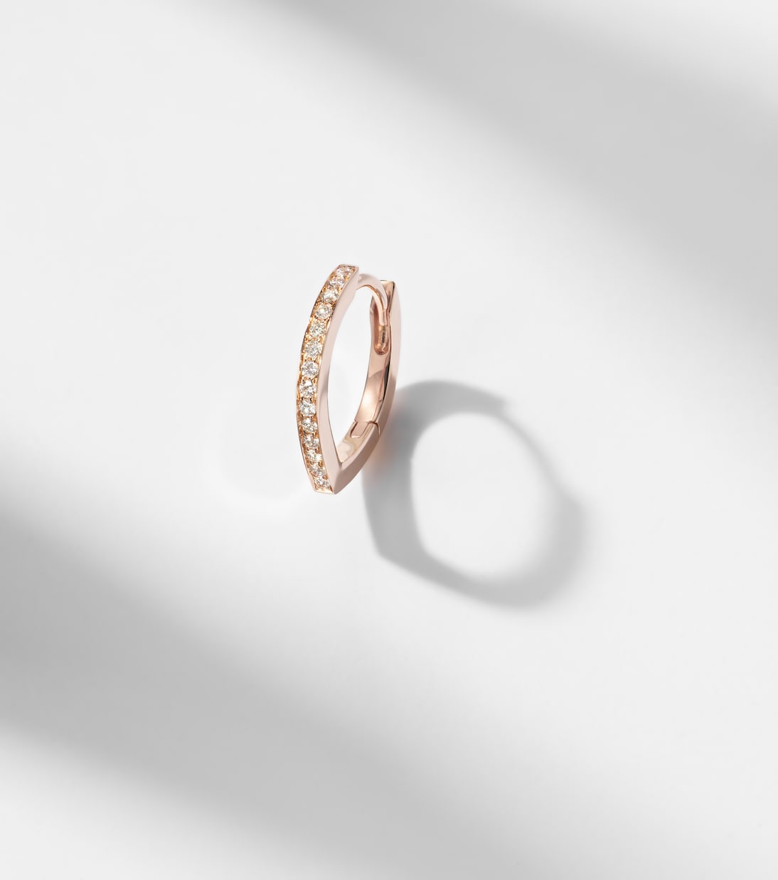 Antifer 18kt rose gold single earring with diamonds | Repossi