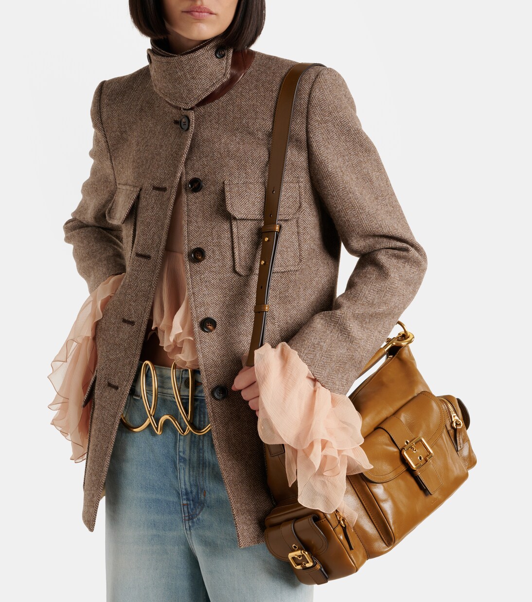 Schultertasche Camera Small aus Leder | Chloé