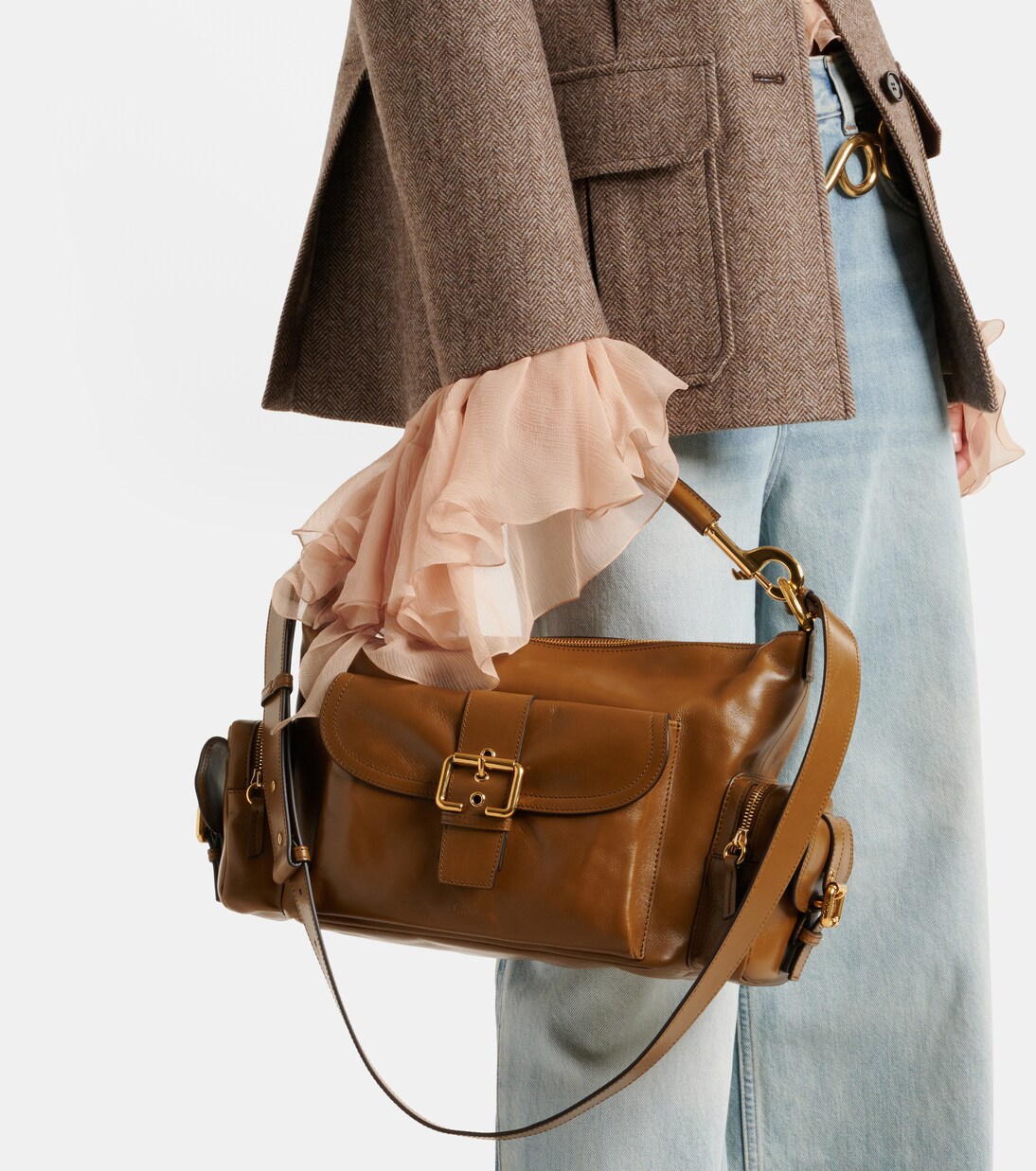 Schultertasche Camera Small aus Leder | Chloé