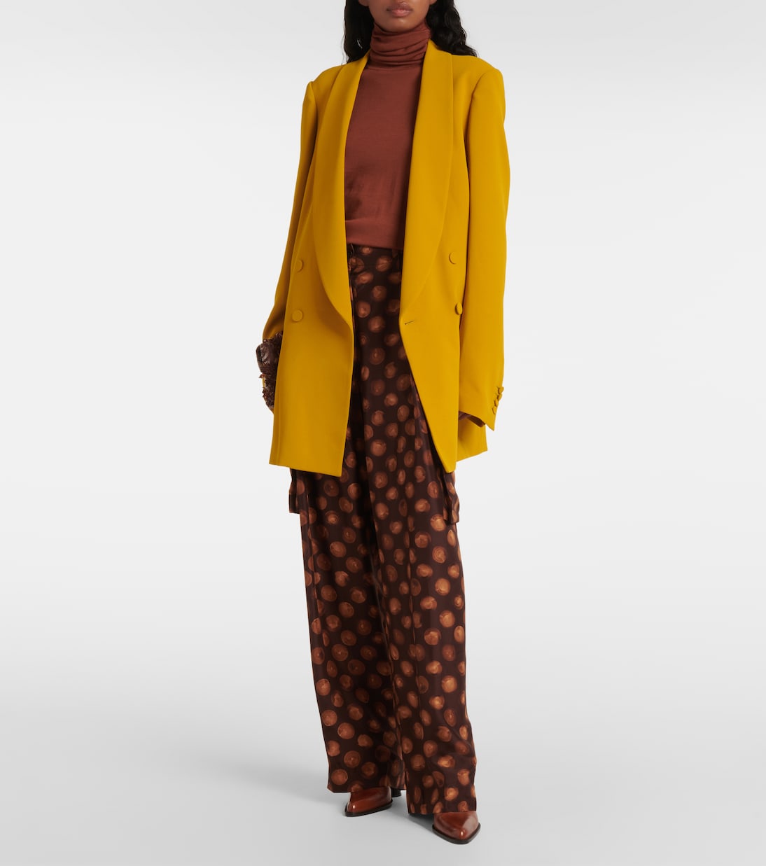 Bedruckte Cargohose aus Seide | Dries Van Noten