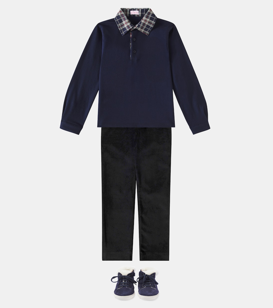 Pantalon droit Elio en velours de coton | La Coqueta