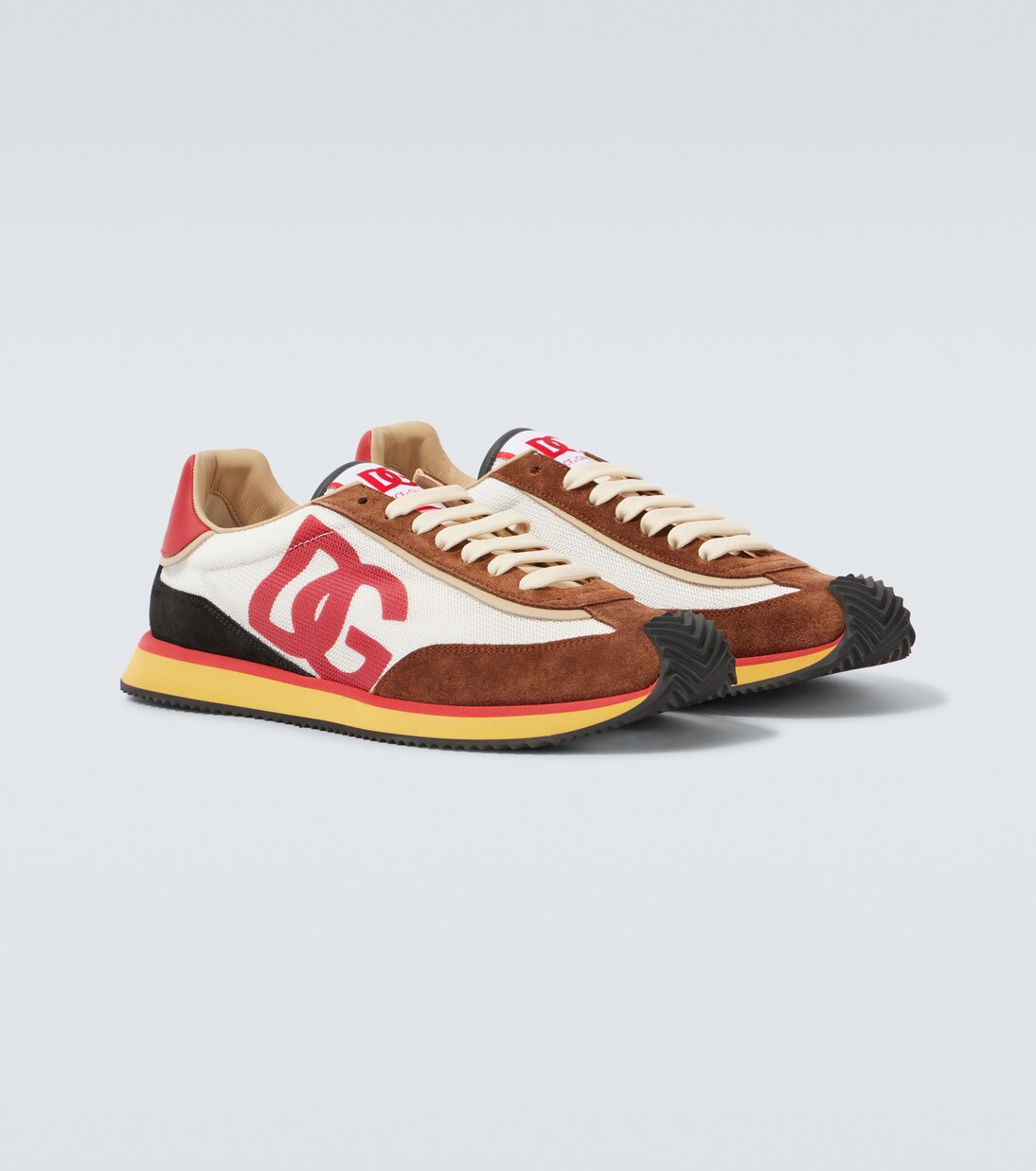 DG Runner suede-trimmed sneakers | Dolce&Gabbana