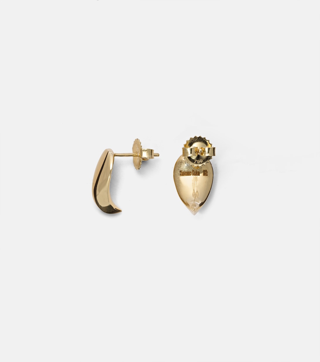 Boucles d'oreilles Curved Claw en or 18 ct | Suzanne Kalan