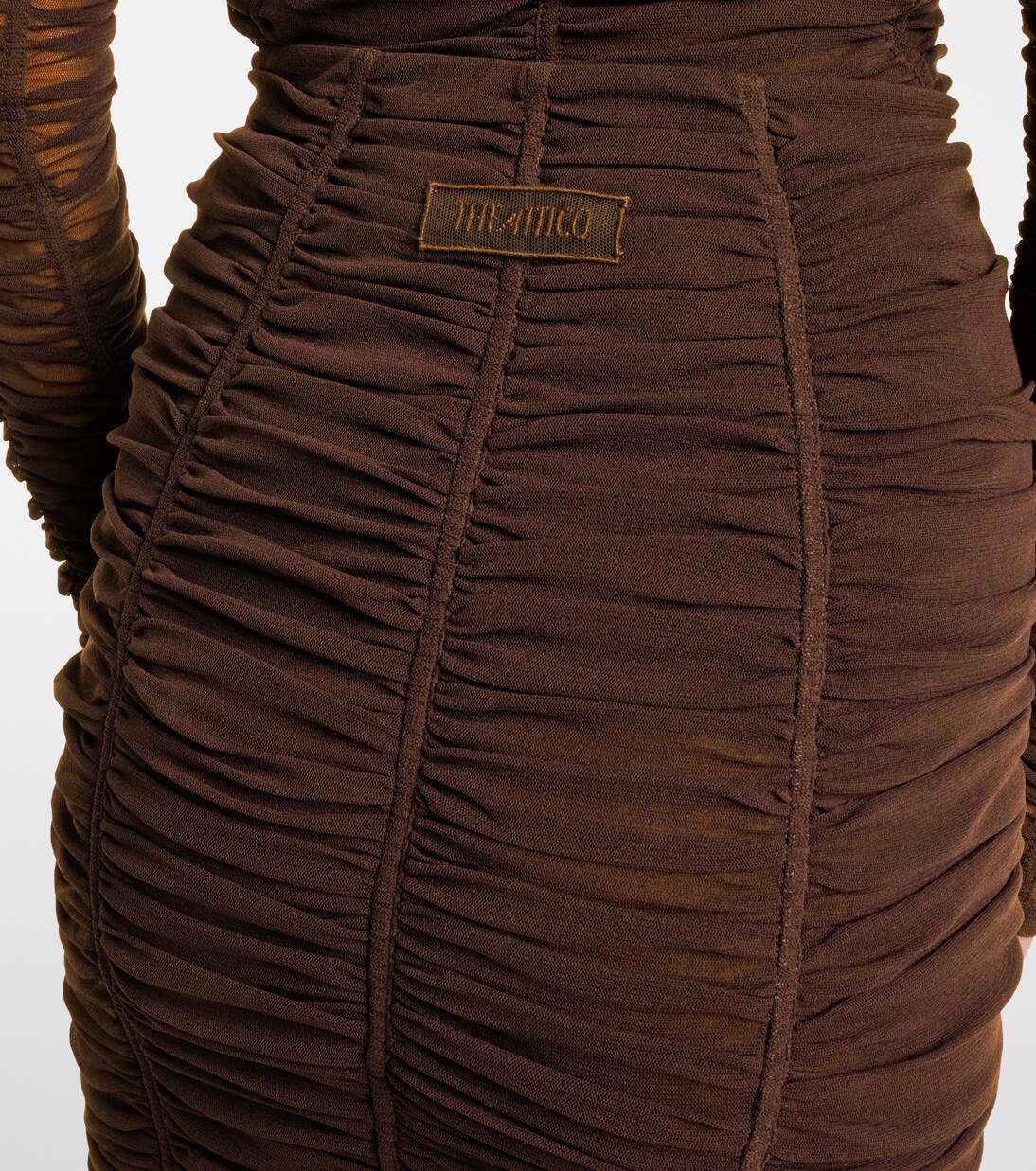 High-Rise-Minirock aus Jersey | The Attico