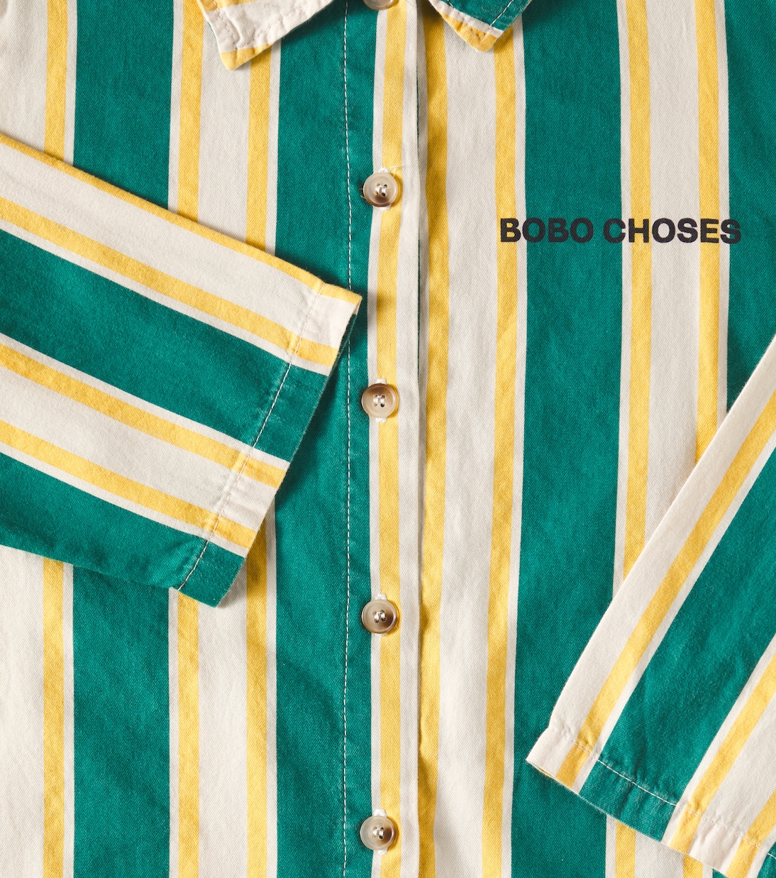Striped cotton shirt | Bobo Choses