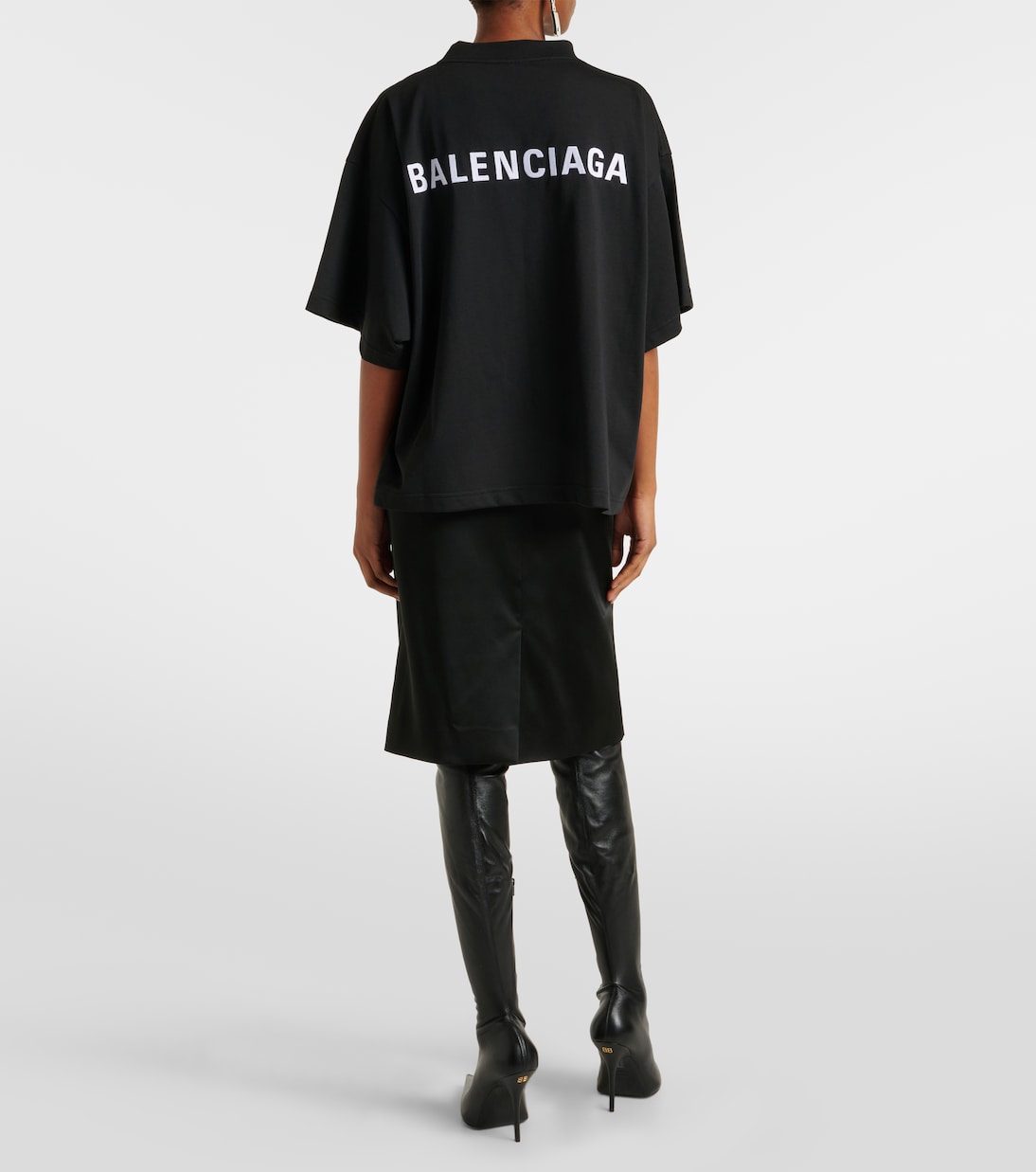 Printed cotton jersey T-shirt | Balenciaga
