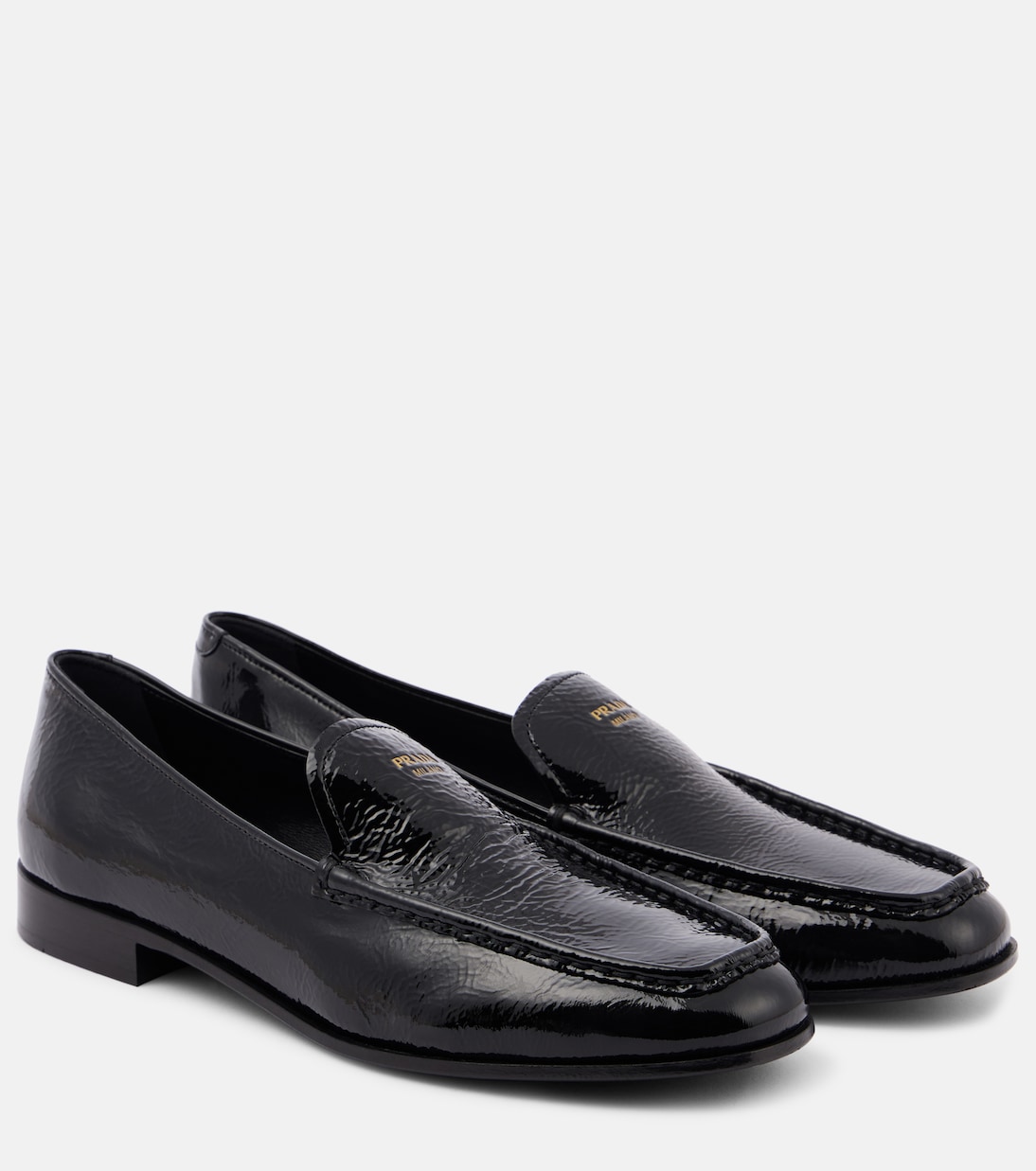 Slip-Ons aus Lackleder | Prada