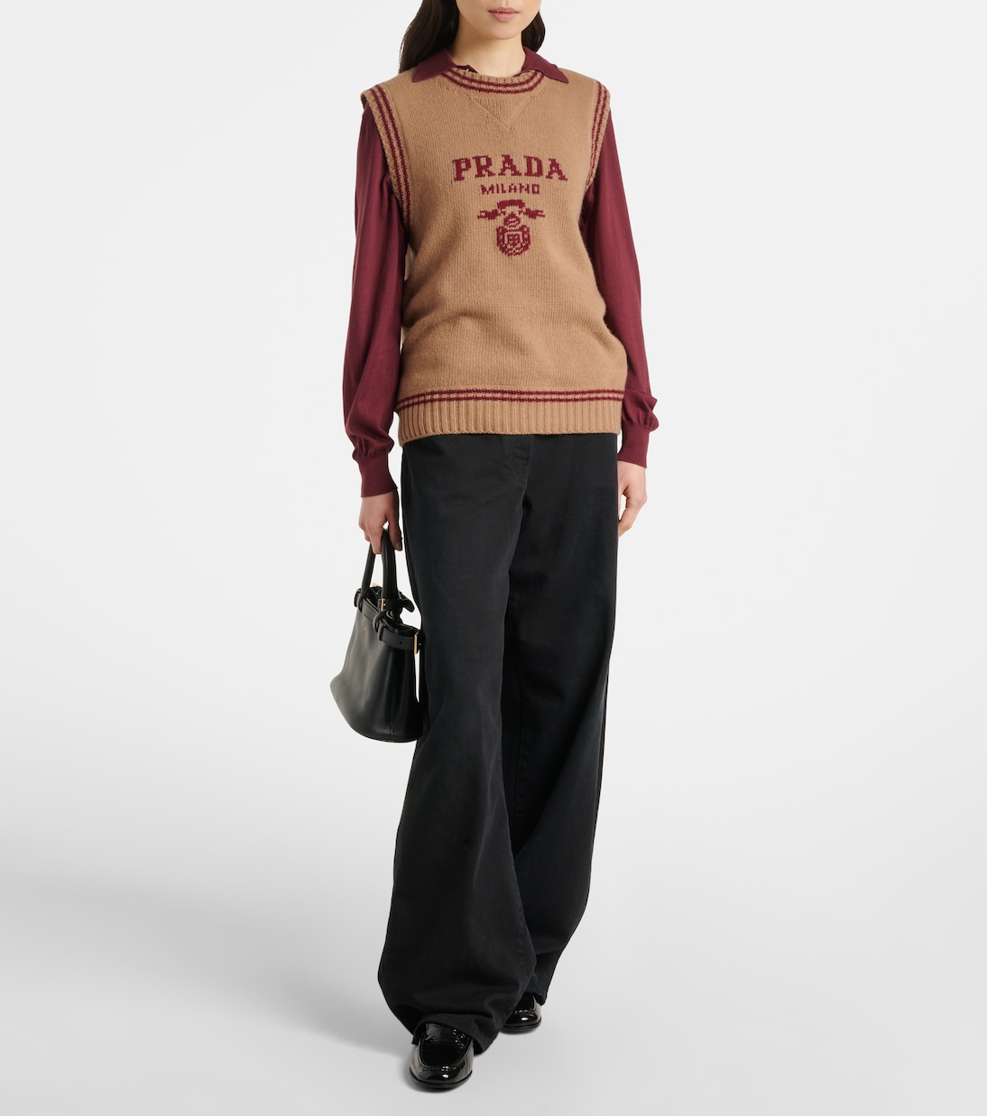 Slip-Ons aus Lackleder | Prada