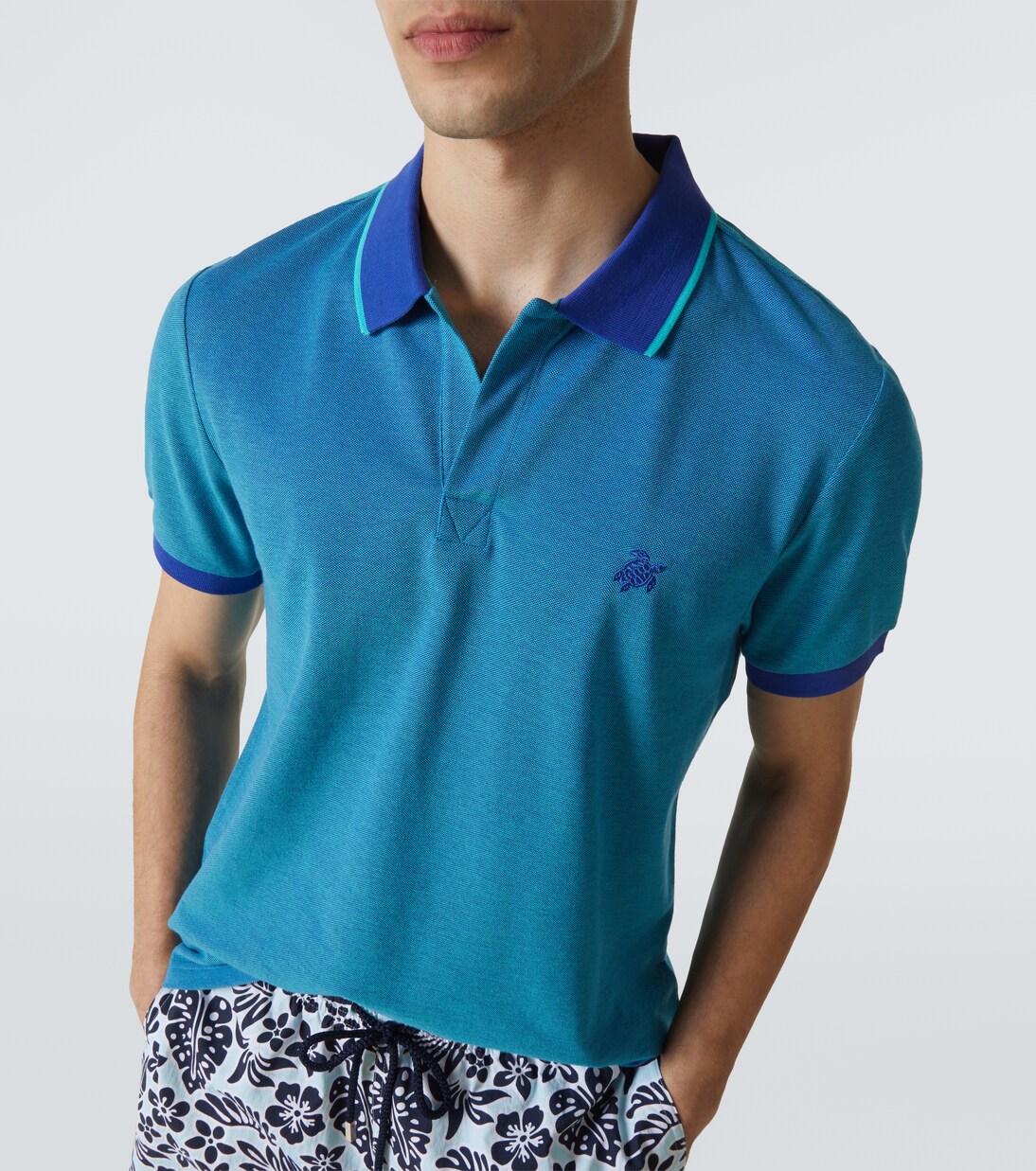 Palatin cotton piqué polo shirt | Vilebrequin