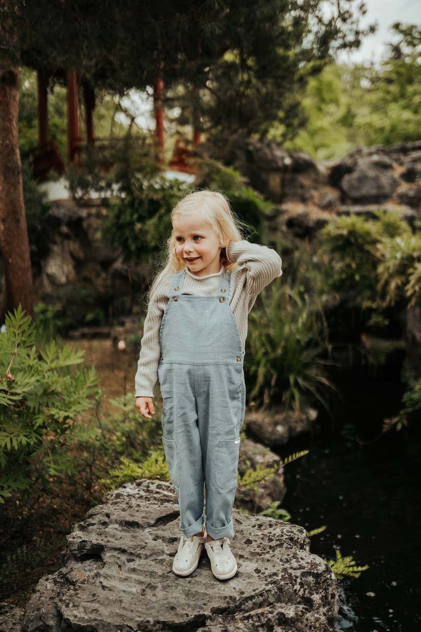 Jaylen linen overalls | Donsje