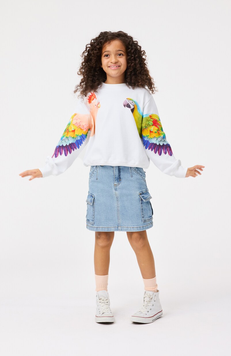 Marge printed cotton jersey sweatshirt | Molo