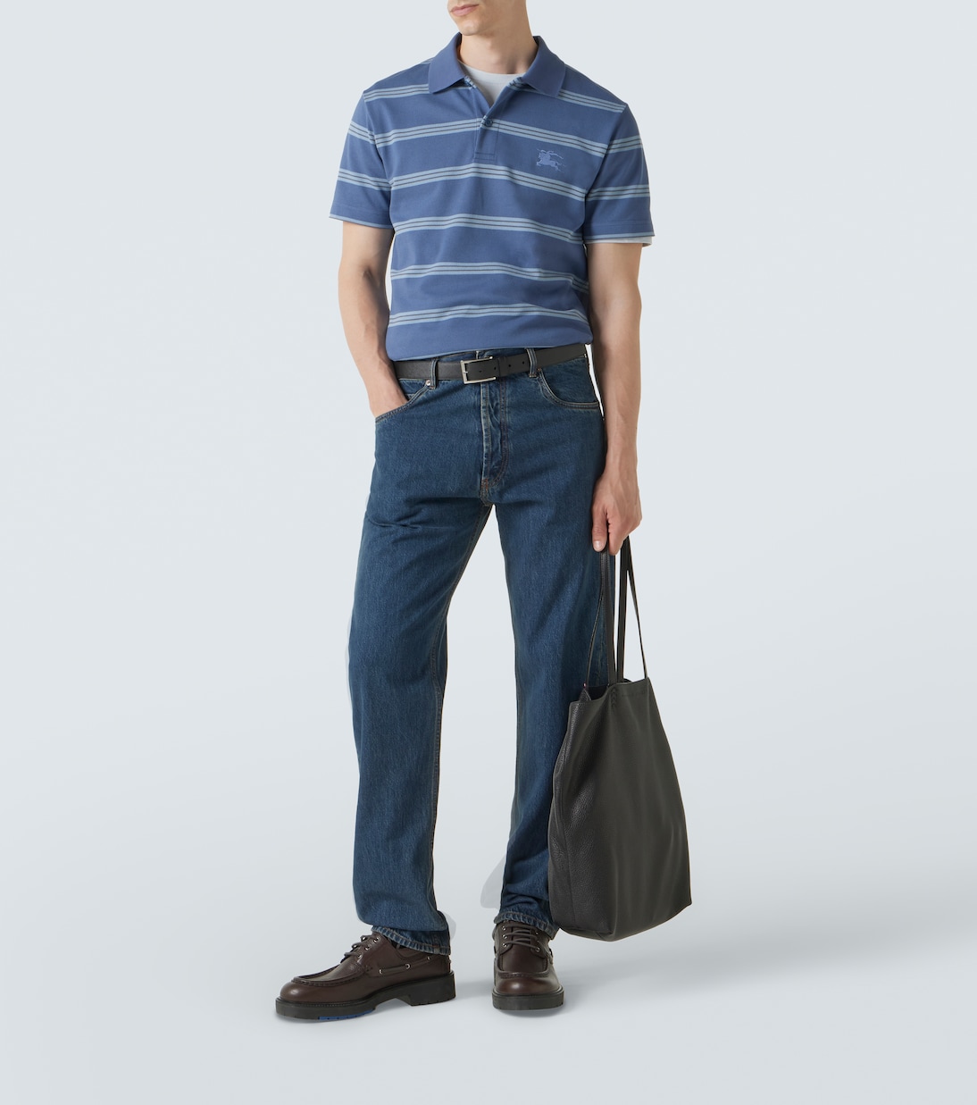 EKD striped cotton piqué polo shirt | Burberry