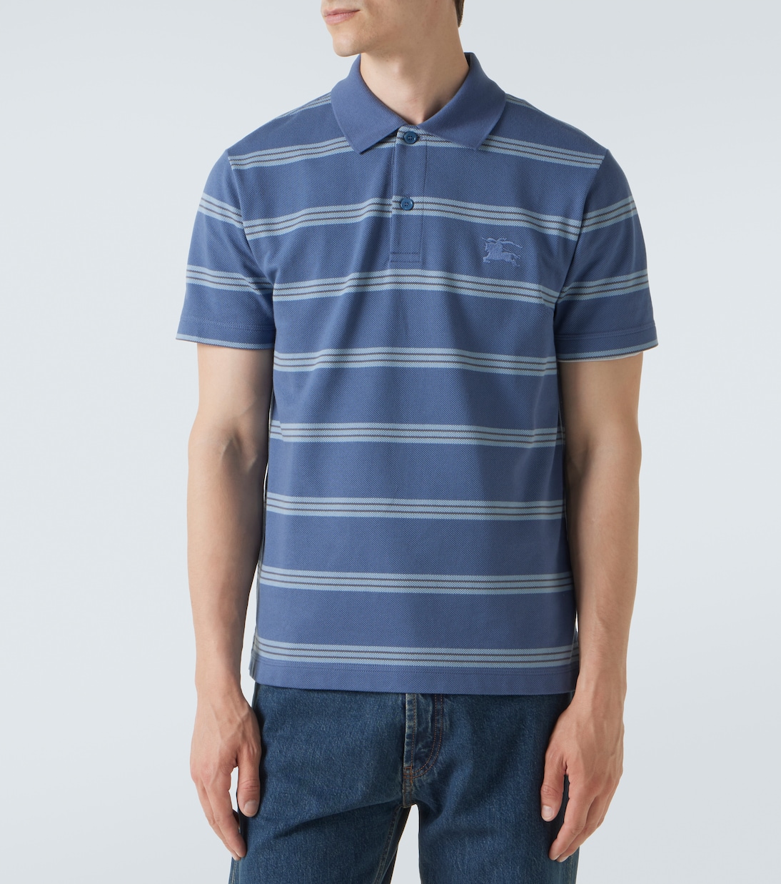 EKD striped cotton piqué polo shirt | Burberry