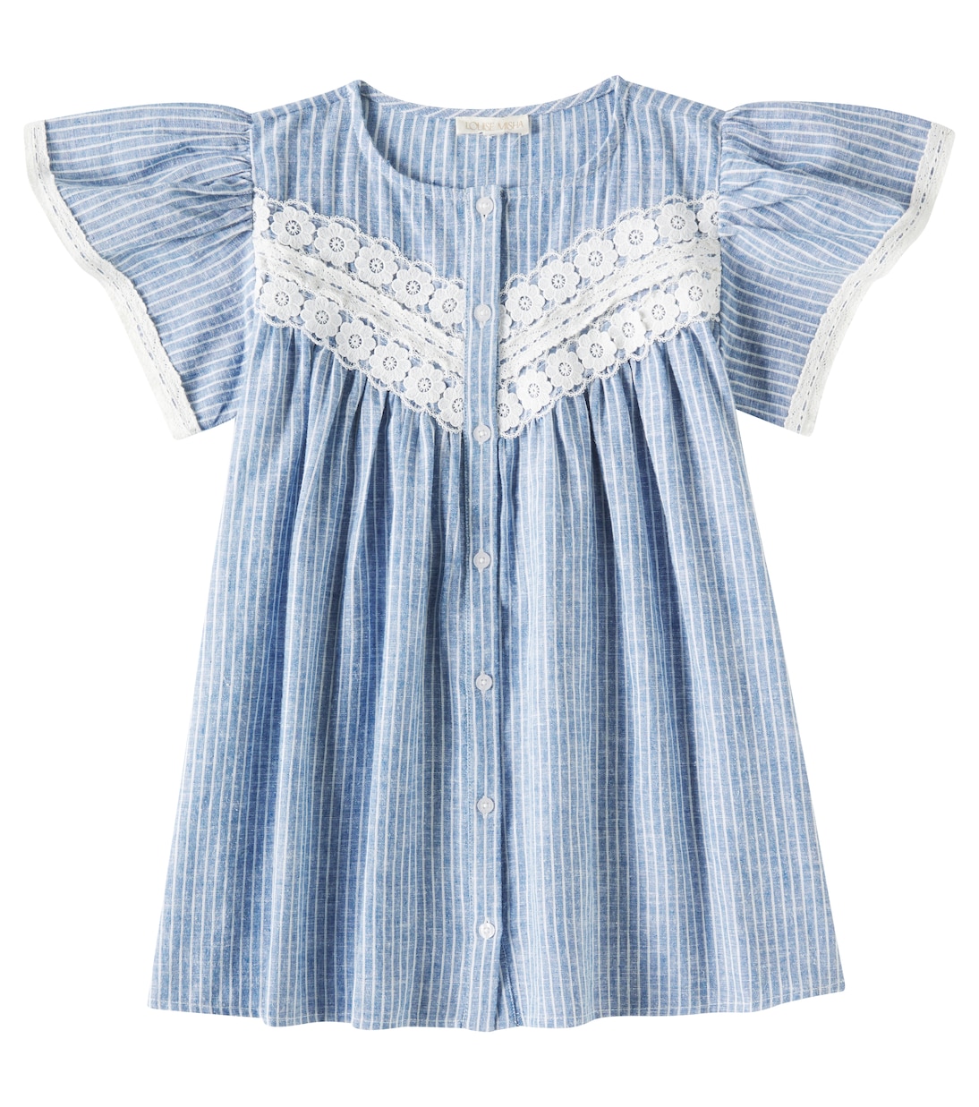 Morlina striped linen and cotton dress | Louise Misha