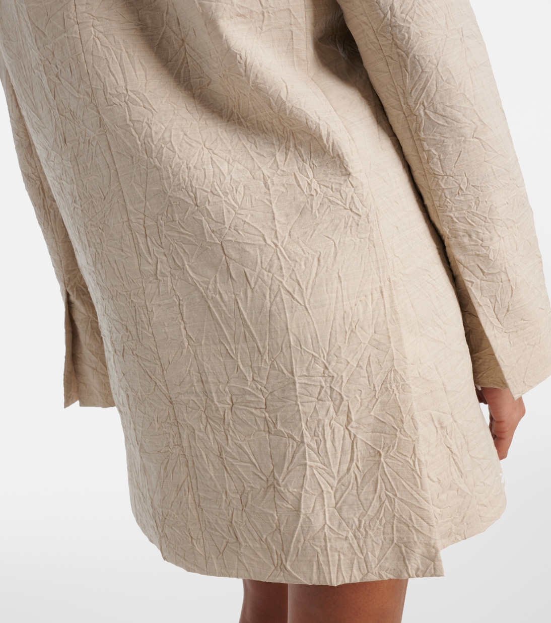 Blazer de lana de botonadura simple | Max Mara