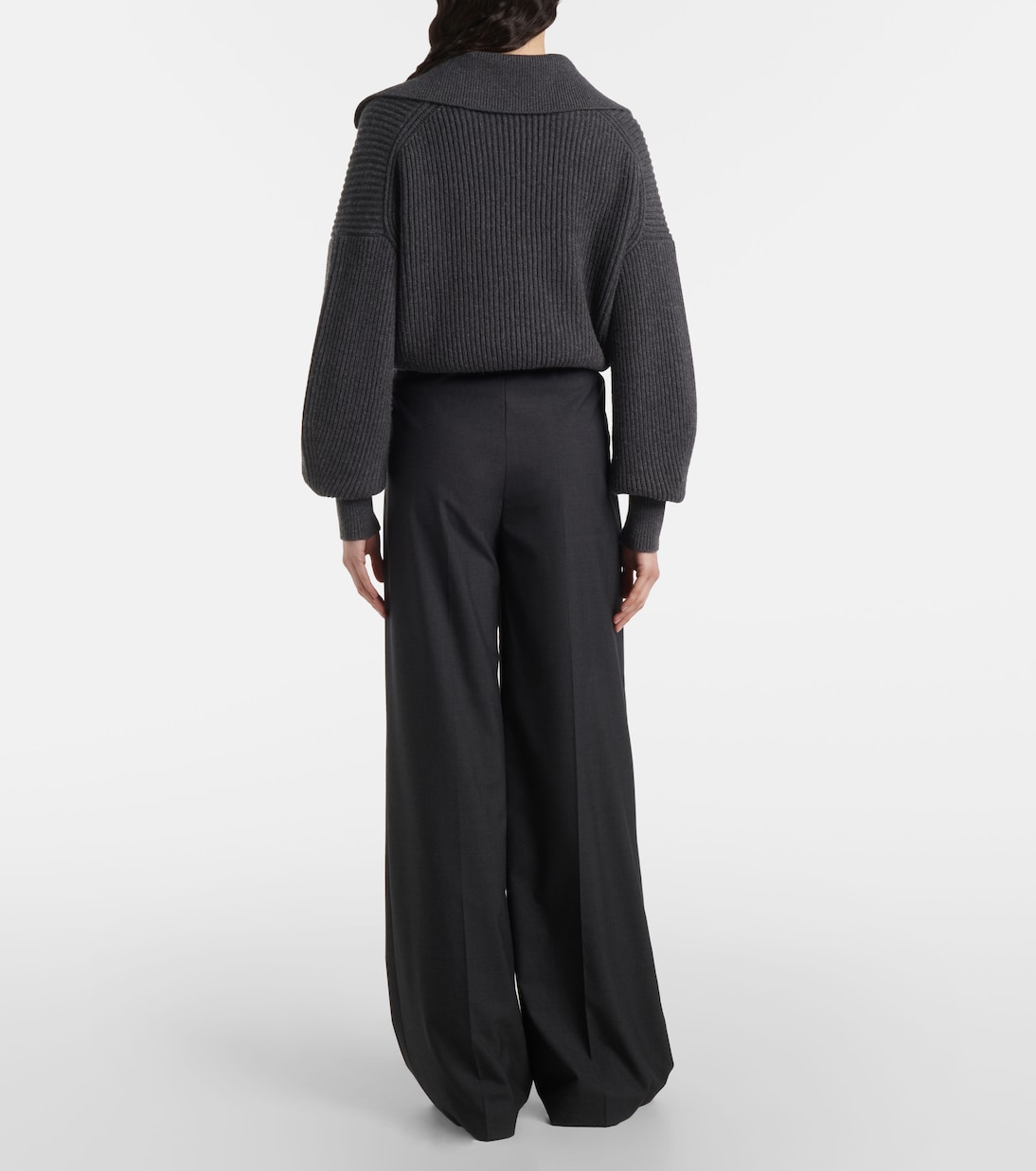Alanel virgin wool wide-leg pants | Joseph