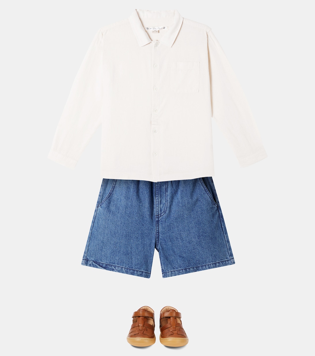 Franzen linen-blend shirt | Konges Sløjd