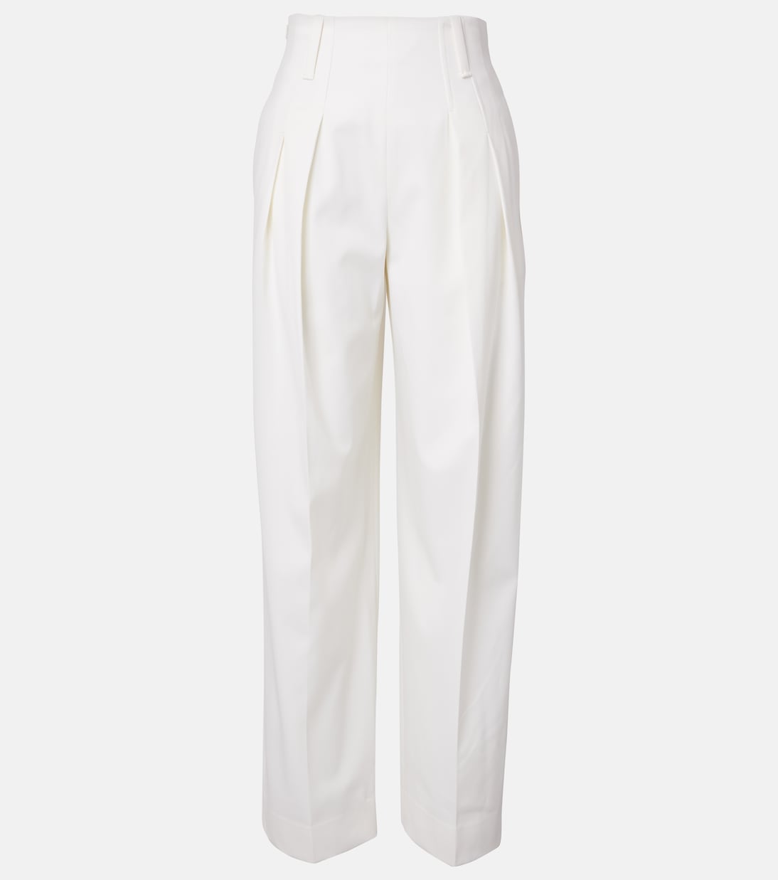 Pantalones anchos en mezcla de lana | Victoria Beckham
