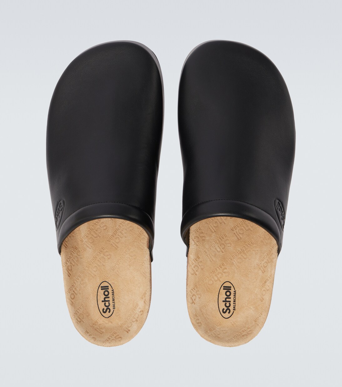 x Scholl leather mules | Balenciaga