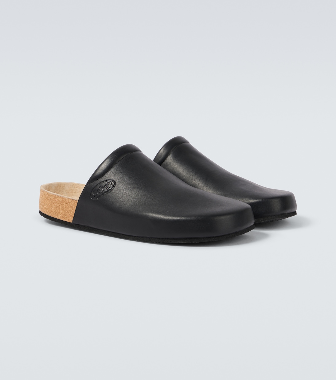 x Scholl leather mules | Balenciaga