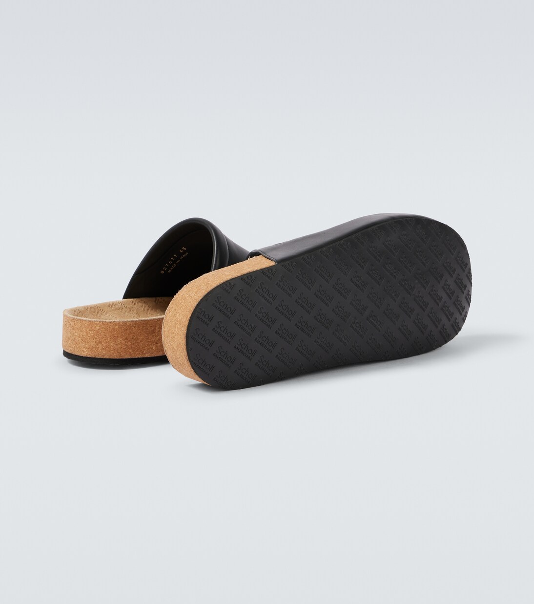 x Scholl leather mules | Balenciaga