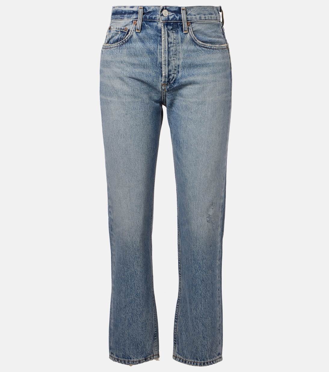Mid-Rise Straight Jeans Parker | Agolde