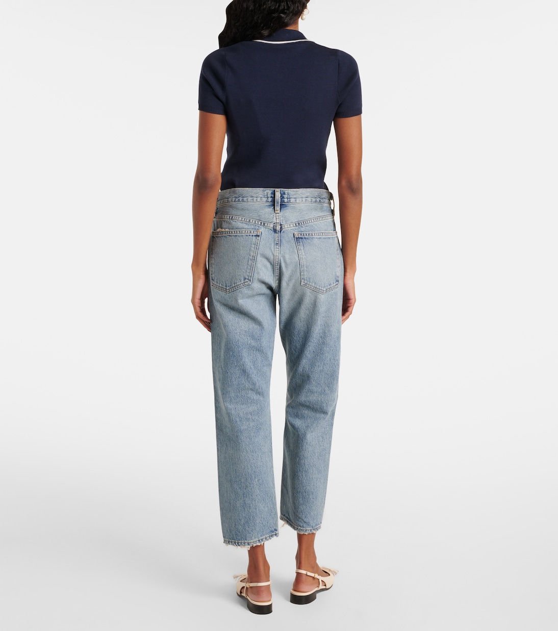 Mid-Rise Straight Jeans Parker | Agolde
