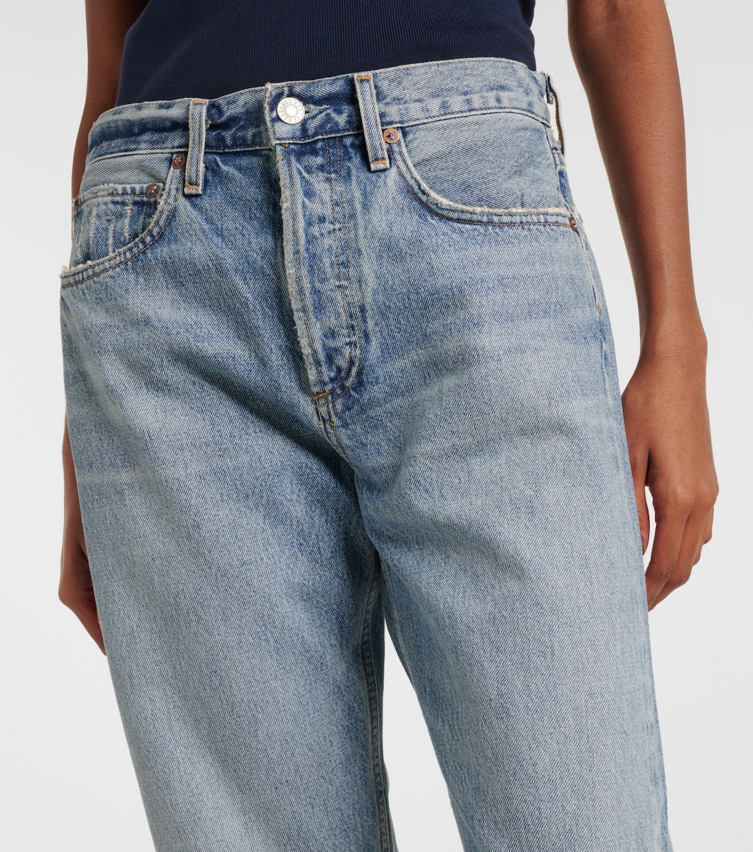 Mid-Rise Straight Jeans Parker | Agolde