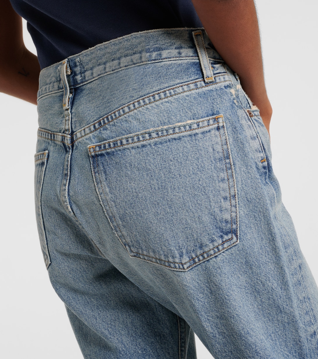 Mid-Rise Straight Jeans Parker | Agolde