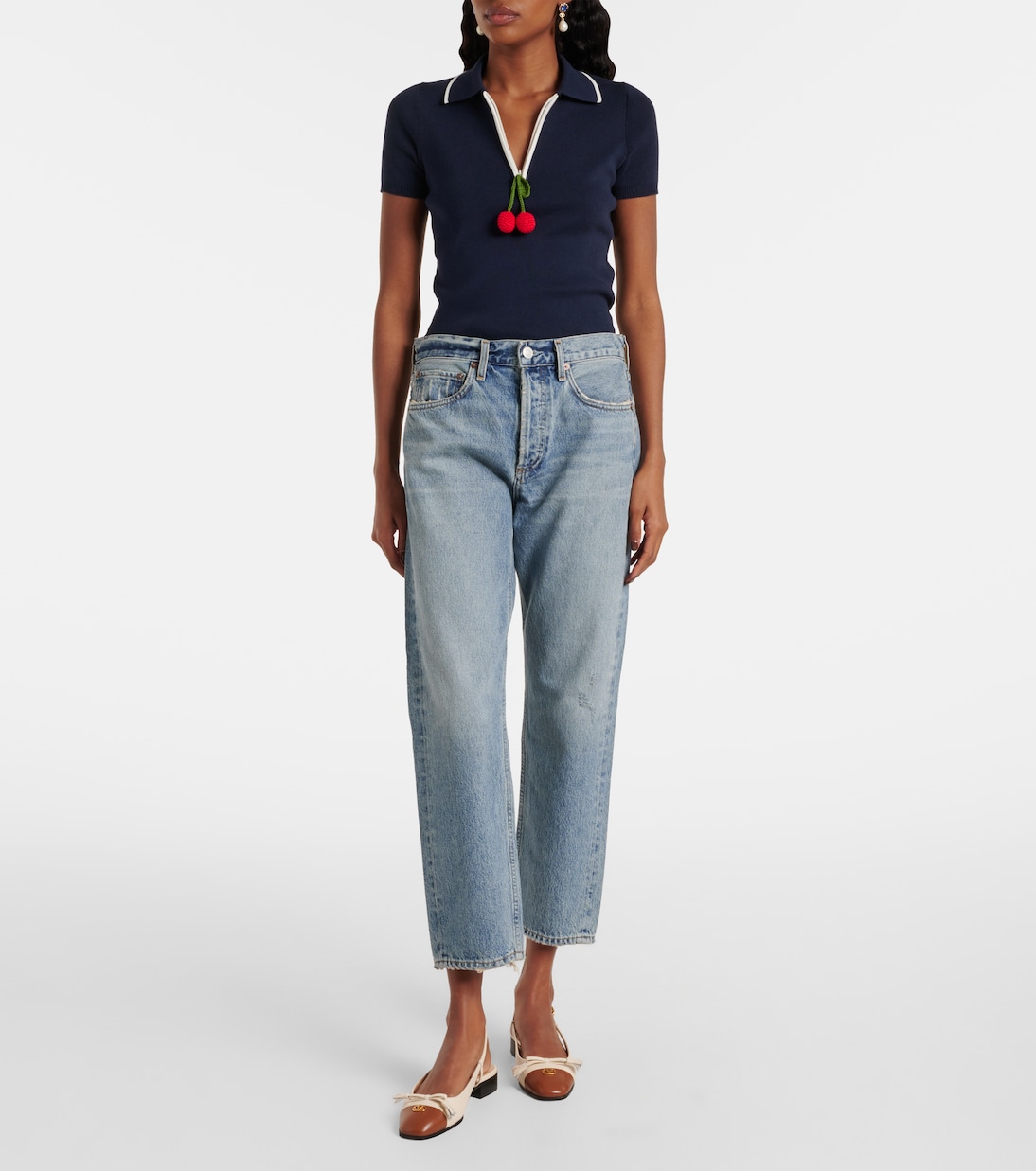 Mid-Rise Straight Jeans Parker | Agolde