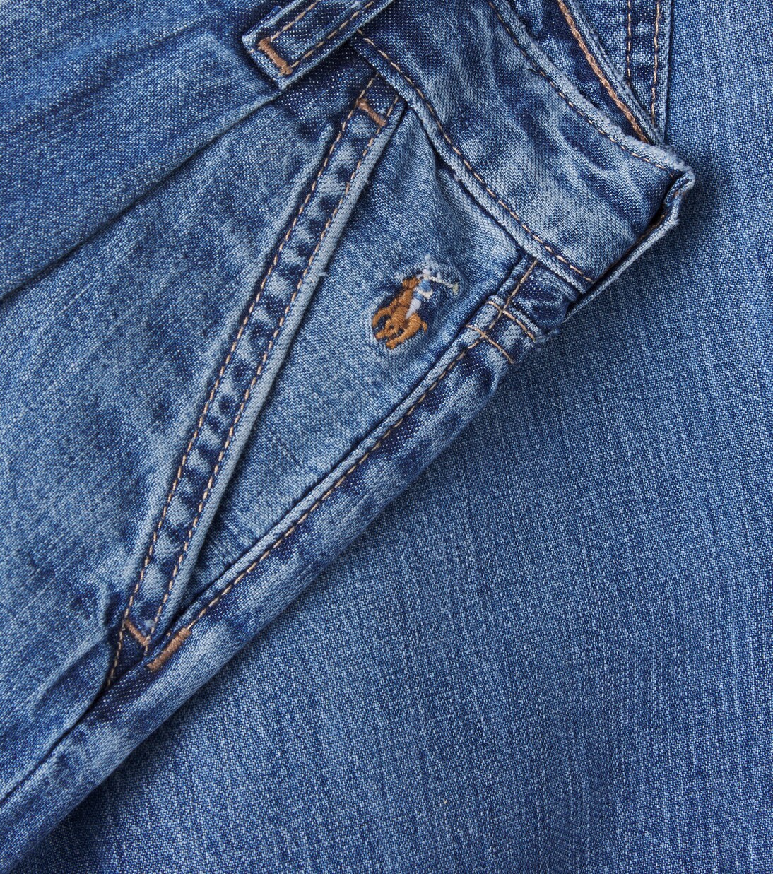 高腰阔腿牛仔裤 | Polo Ralph Lauren Kids