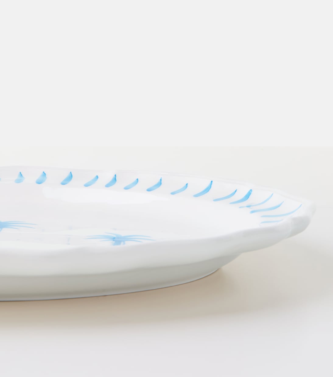 Palms painted ceramic tray | Les-Ottomans