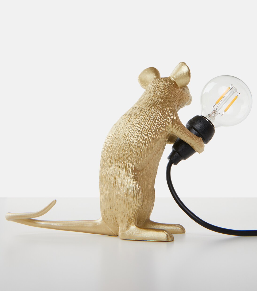 Lampe d’appoint Mouse par Marcantonio Raimondi Malerba, prises EU et USB | Seletti