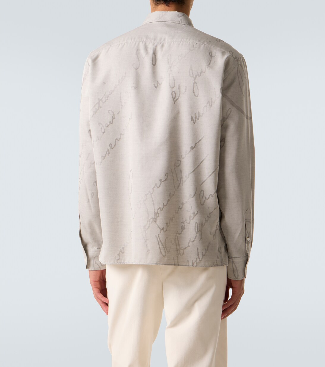 Printed cotton, wool, and silk shirt | Berluti