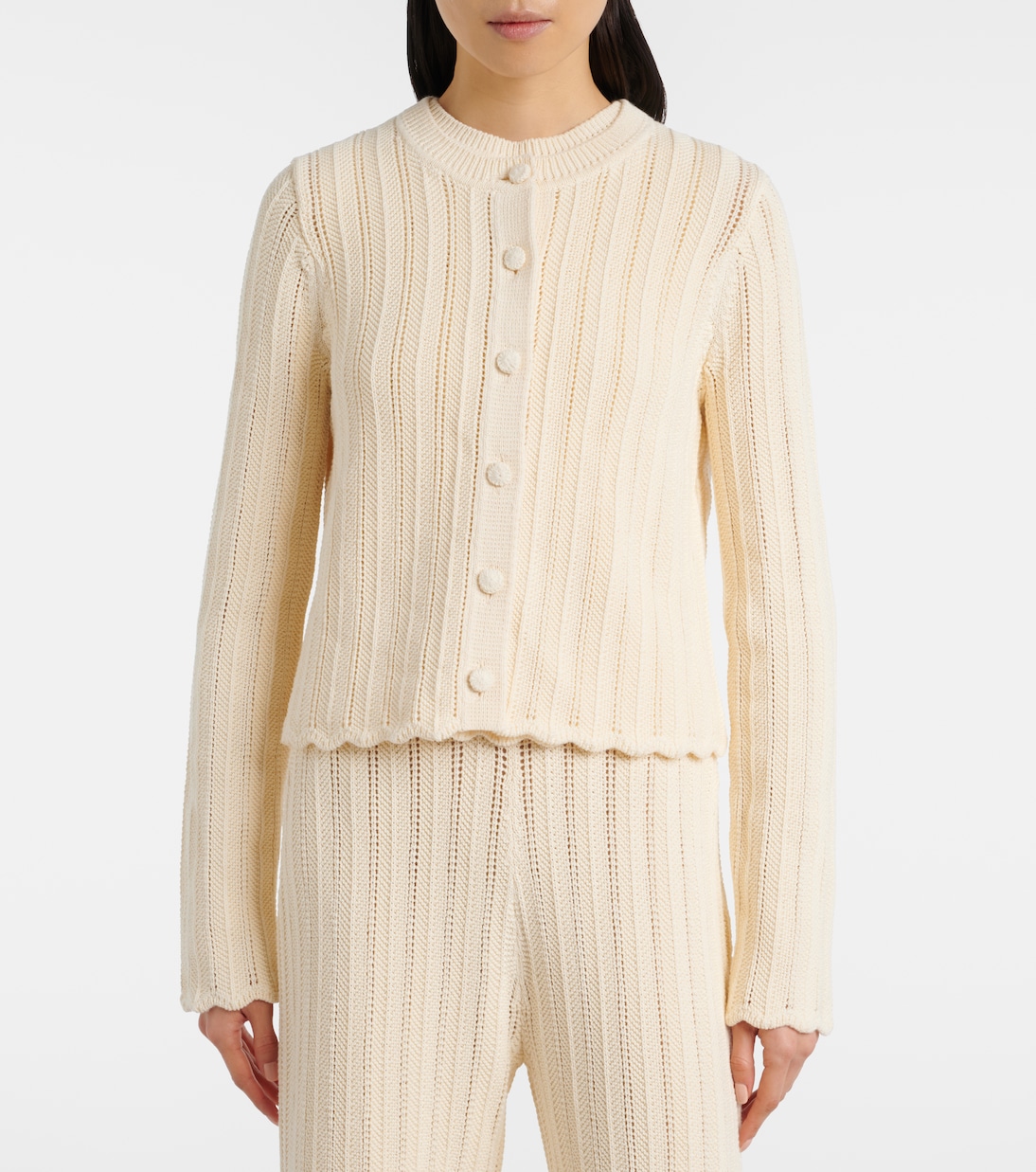Cardigan Mariette aus Pointelle-Strick | Altuzarra