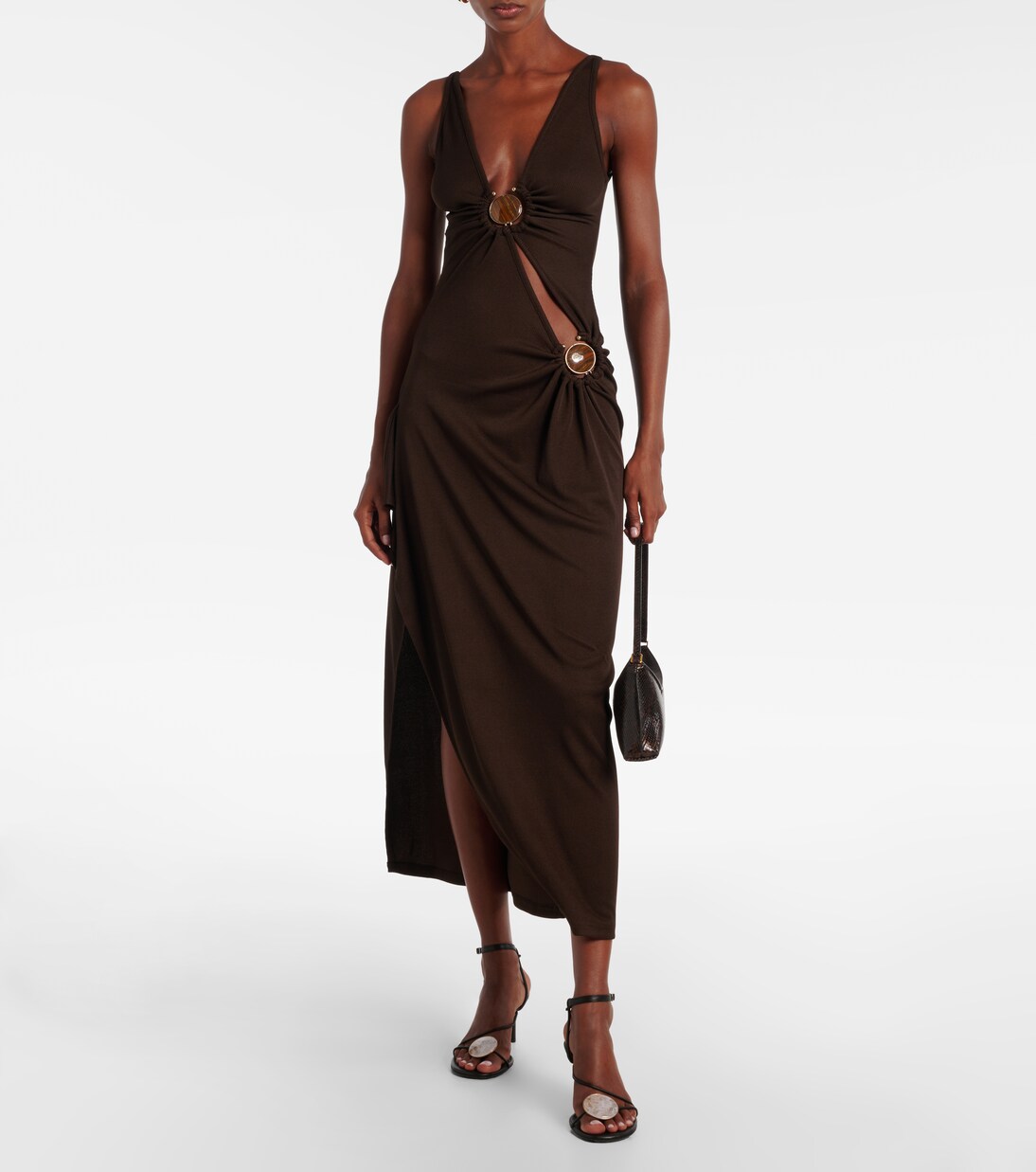 Verziertes Midikleid Cascade | Christopher Esber