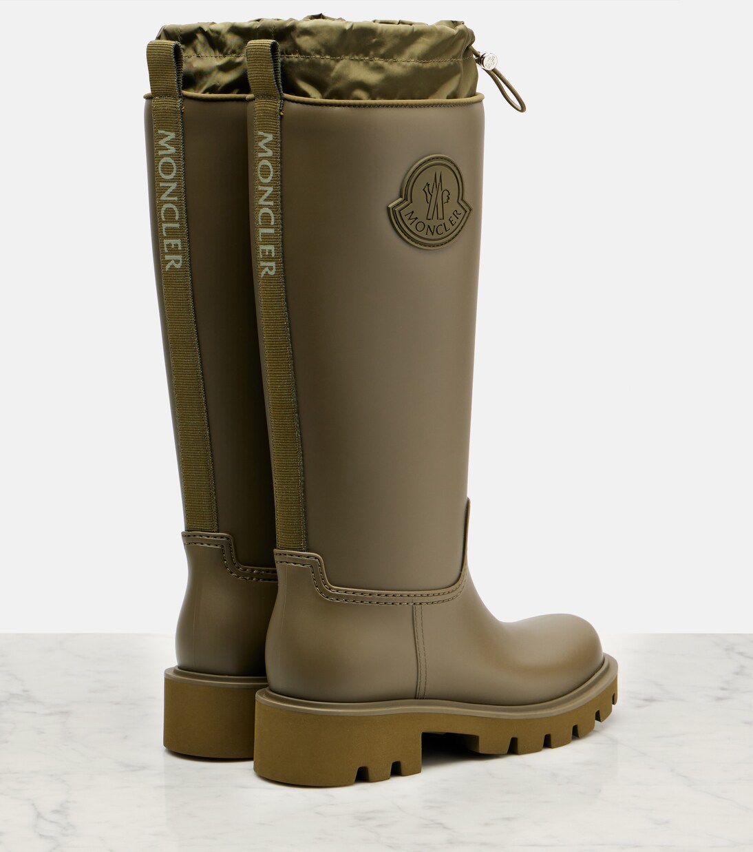 Kickstream logo rain boots | Moncler