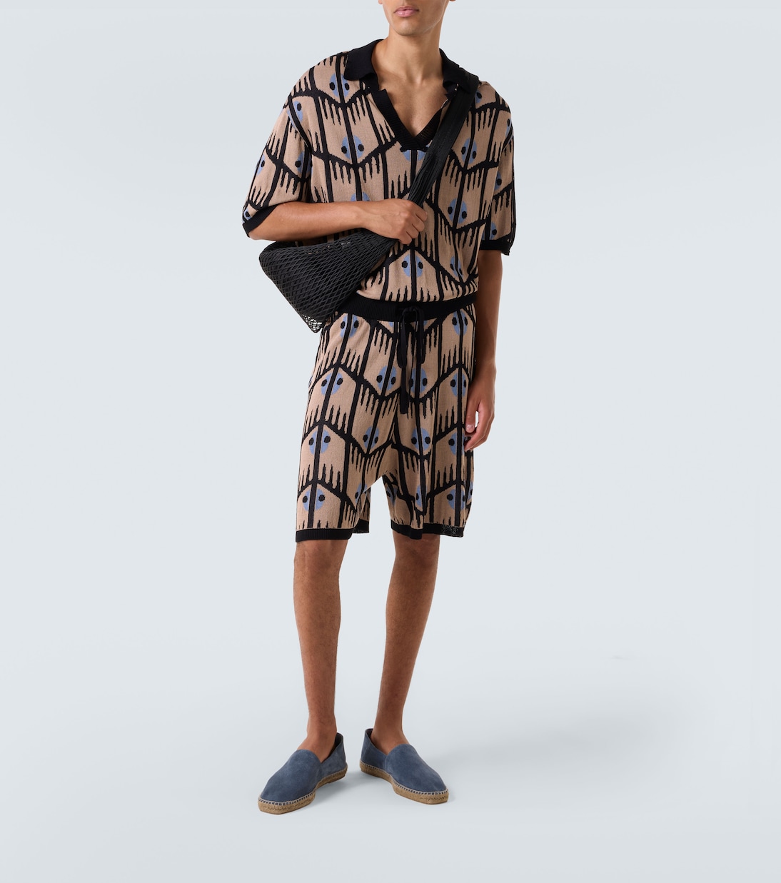 Jacquard shorts | Commas