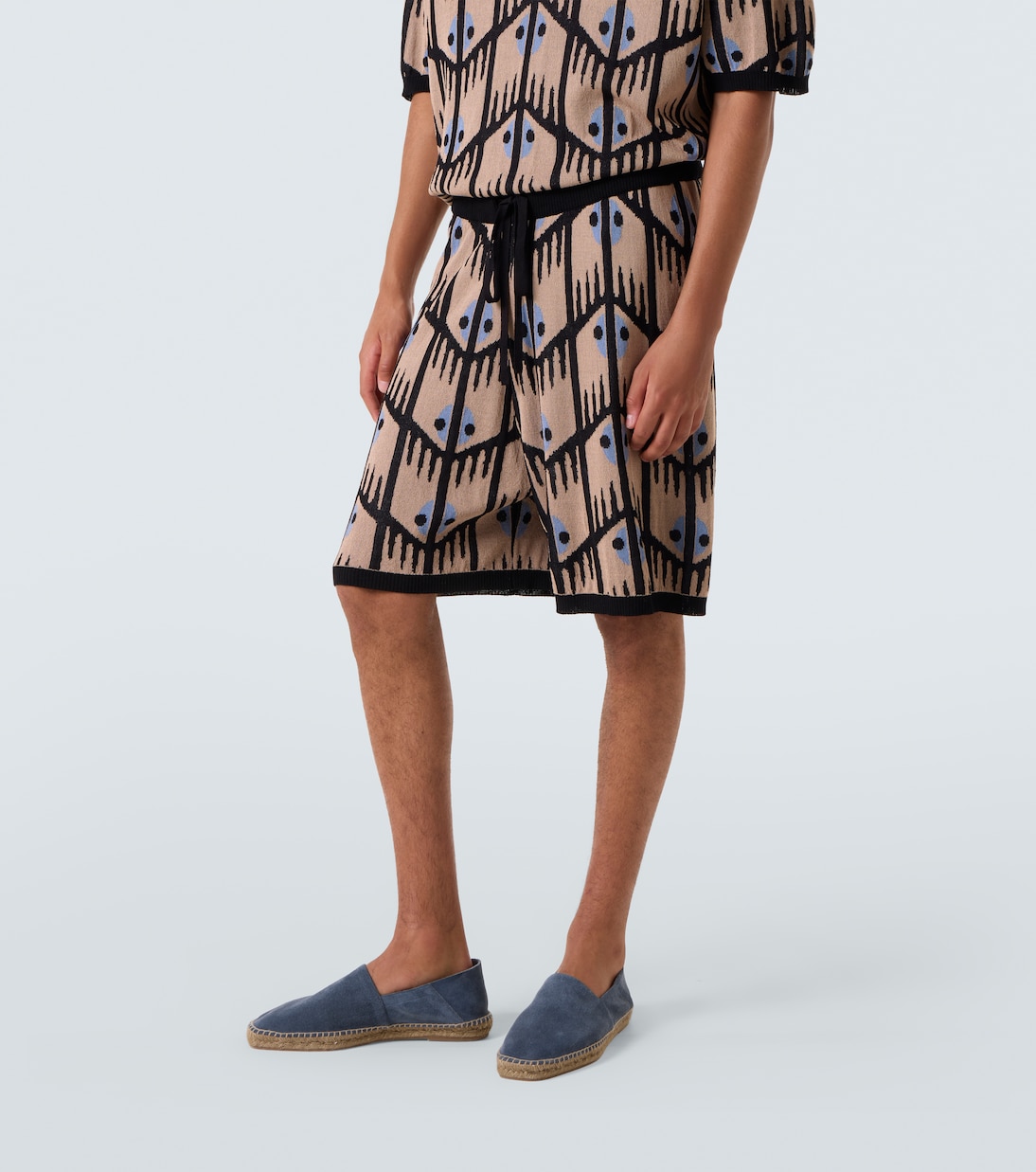 Jacquard shorts | Commas