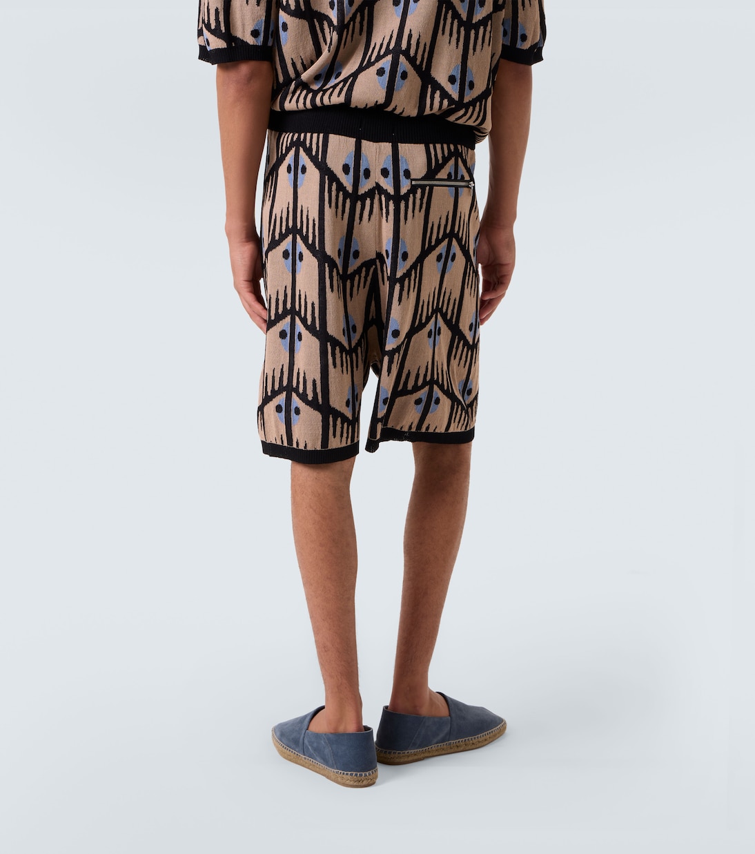 Jacquard shorts | Commas