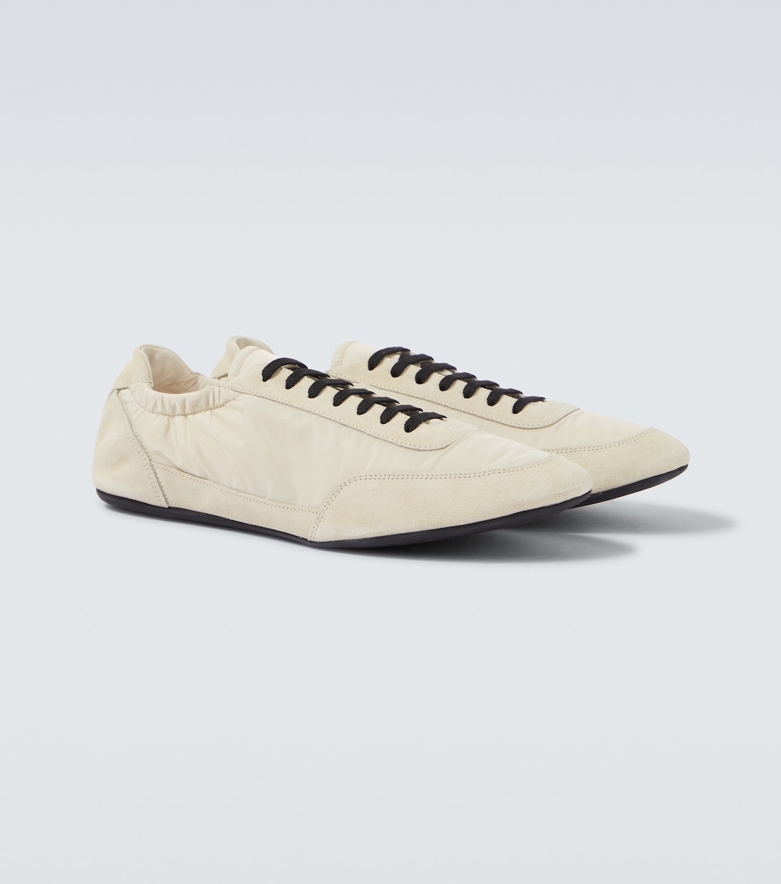 Collapse Re-Nylon and suede sneakers | Prada