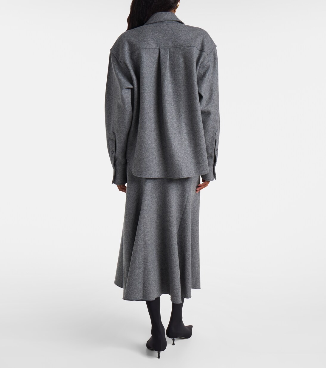 Hemd aus Wolle und Kaschmir | Victoria Beckham