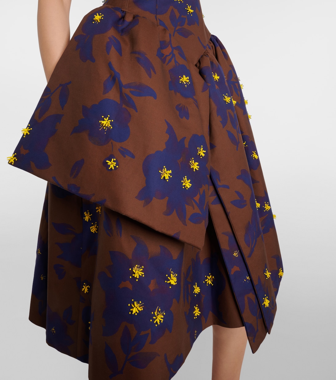 Bedrucktes Midikleid aus Baumwolle | Shushu/Tong