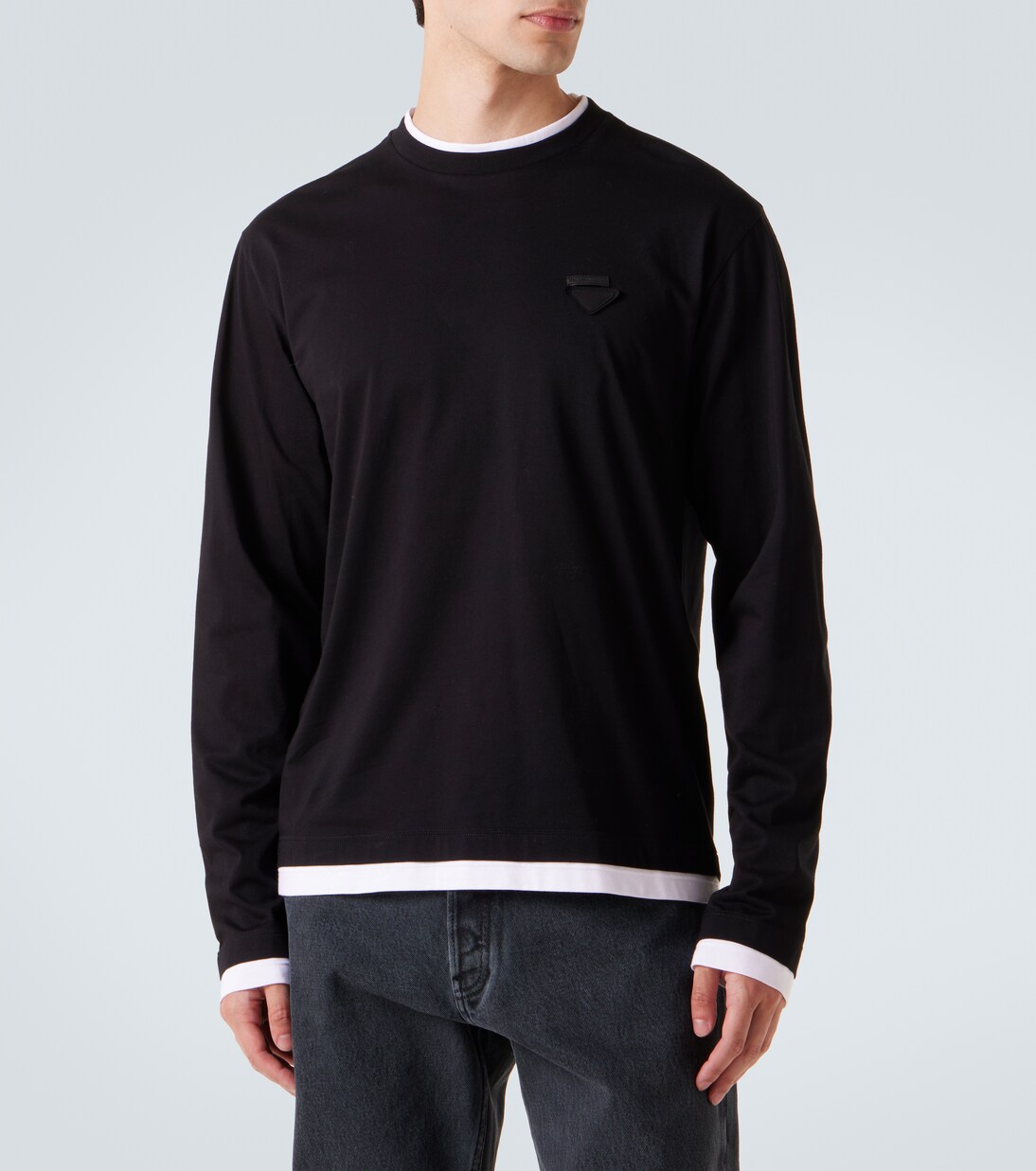Cotton jersey sweatshirt | Prada