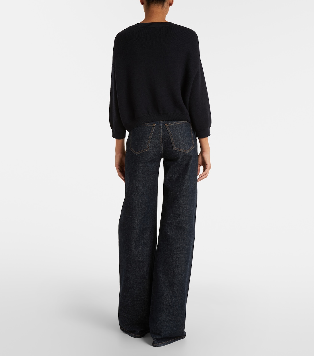 Sabina cashmere and mohair sweater | Khaite