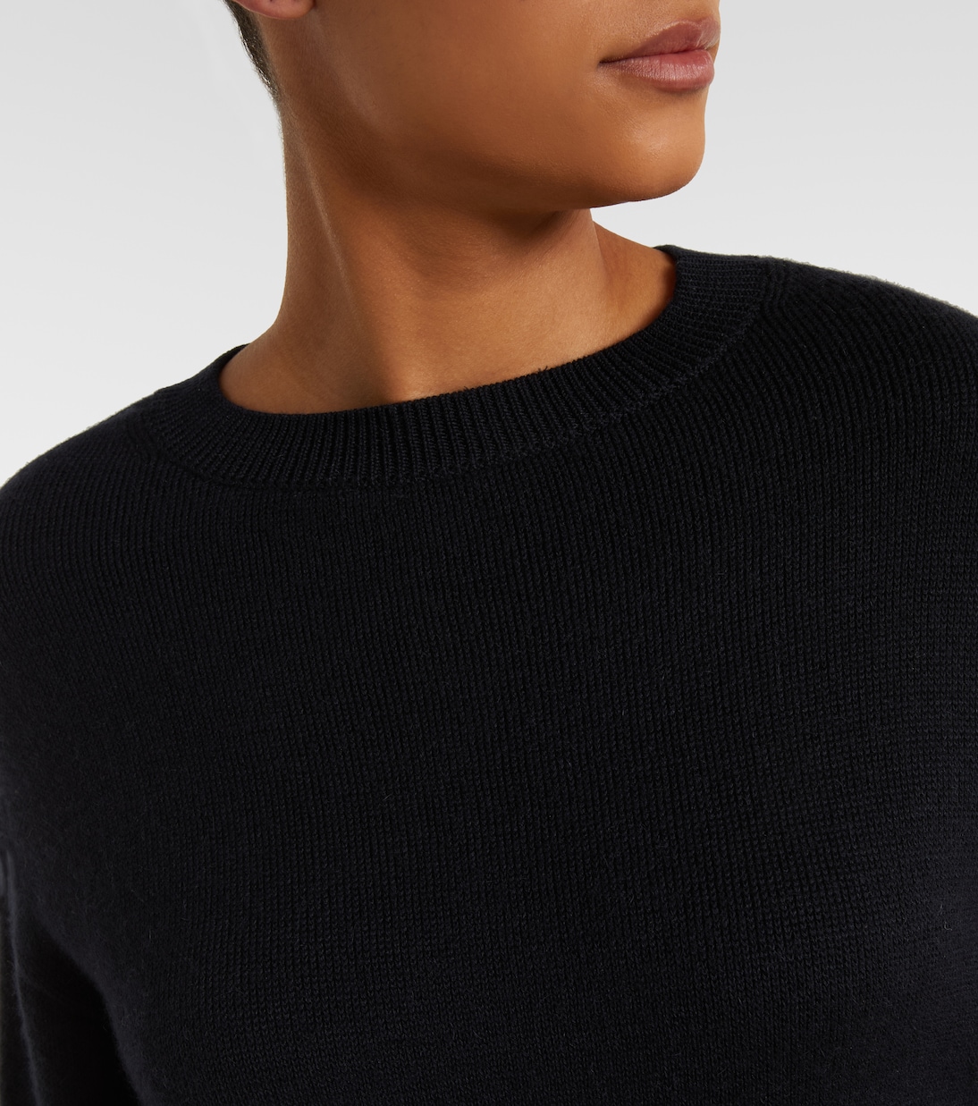 Sabina cashmere and mohair sweater | Khaite