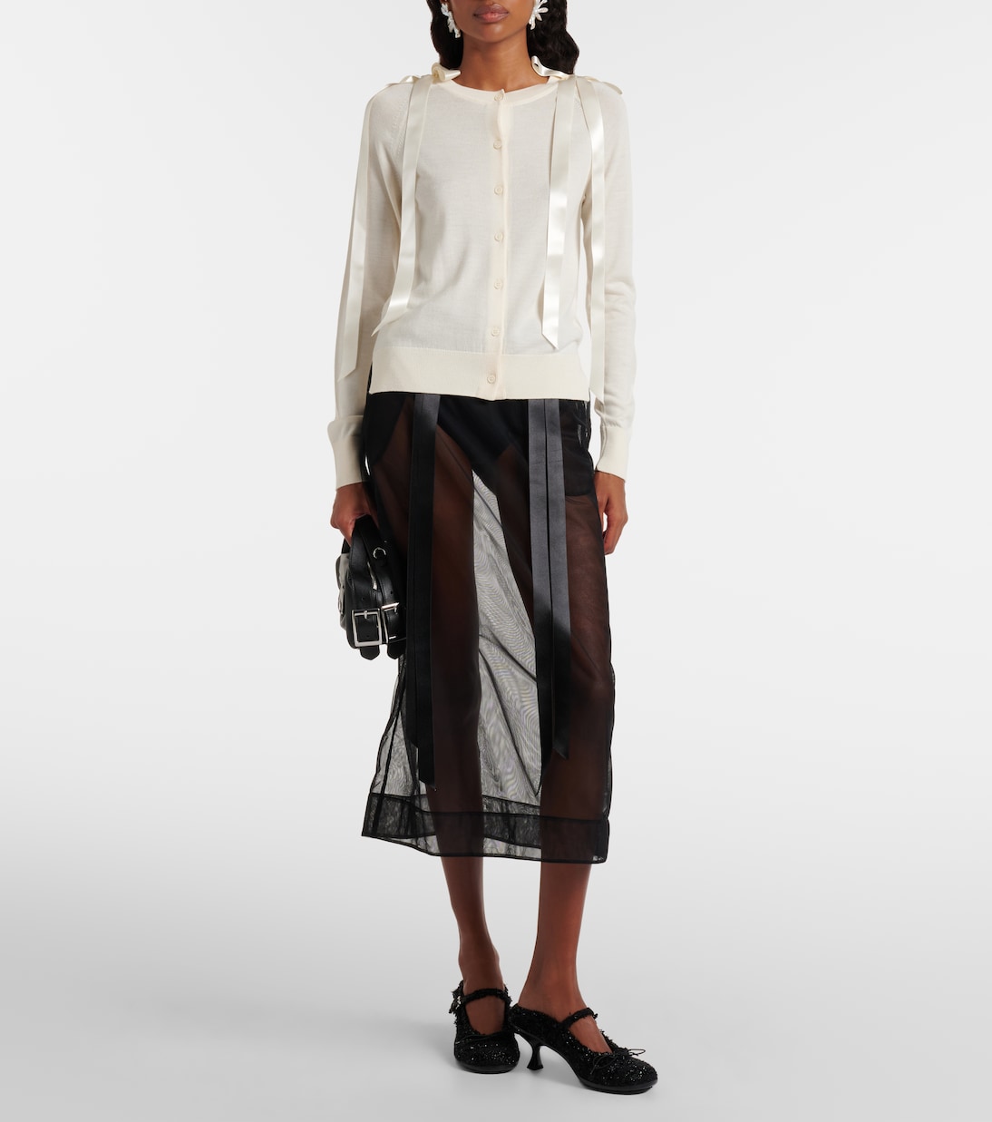 Cardigan aus Wolle und Seide | Simone Rocha