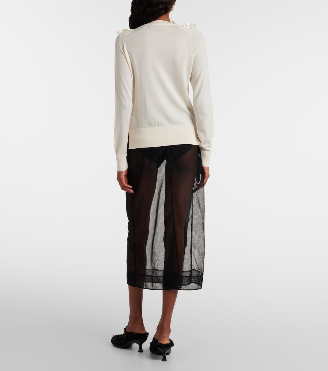 Cardigan aus Wolle und Seide | Simone Rocha