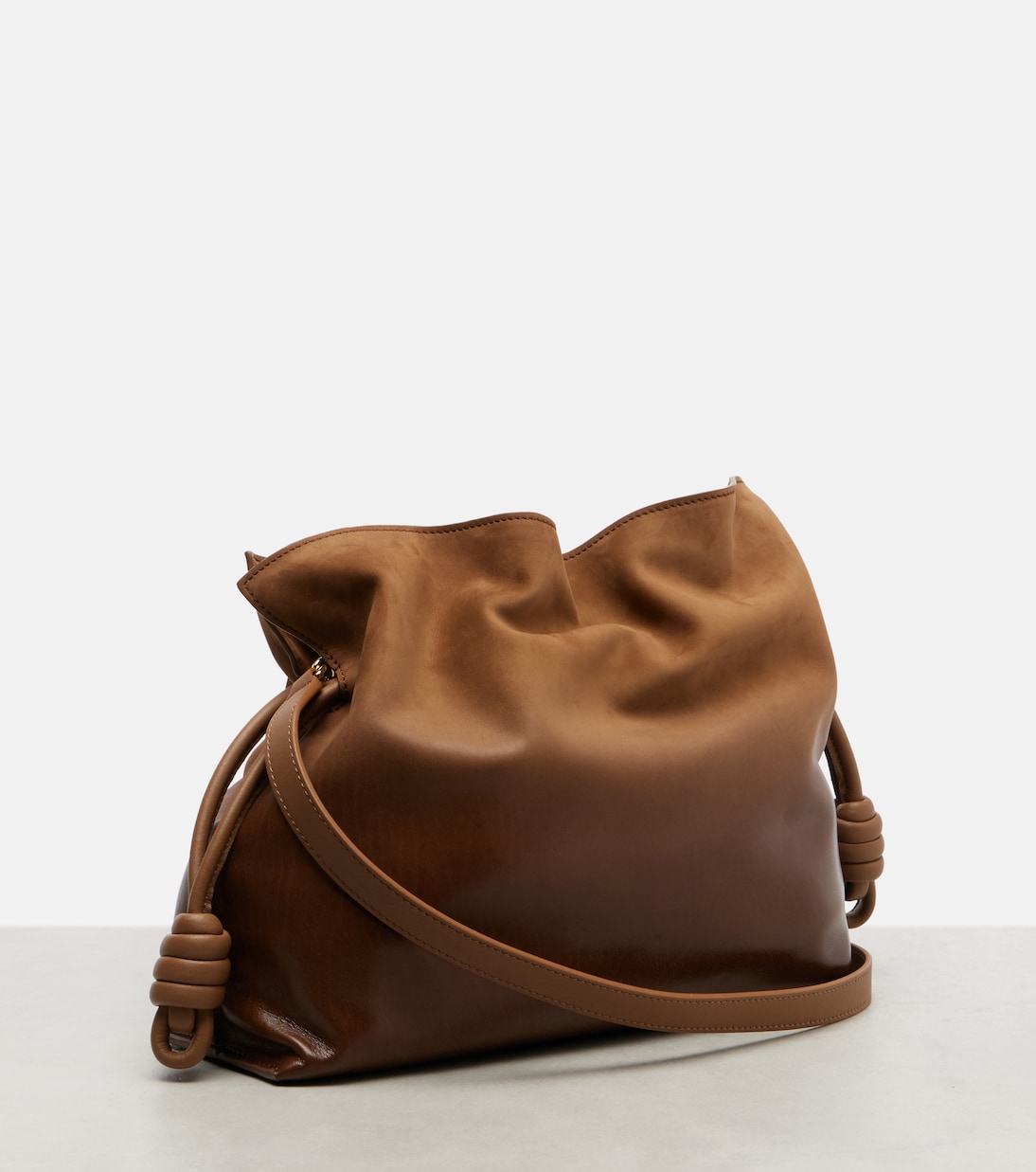 Pochette Flamenco Medium en daim | Loewe