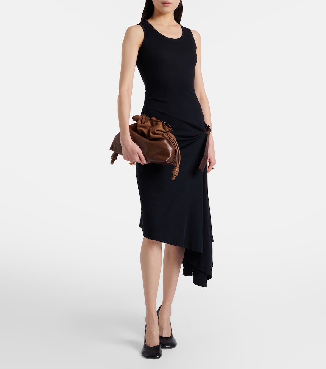 Pochette Flamenco Medium en daim | Loewe